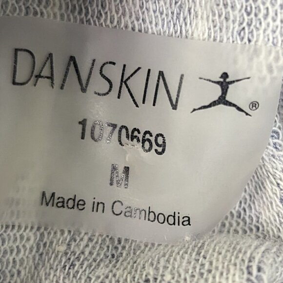 Danskin Blue French Terry Bliss Wrap Cardigan M - Picture 5 of 7